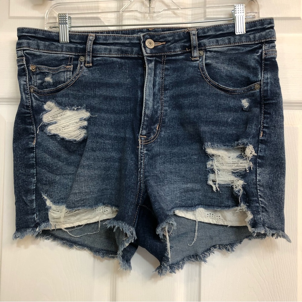 AE Next Level High V-Rise Denim Short Short